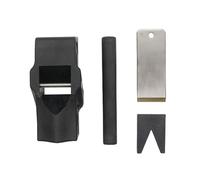 Elprico Mobile Phone Mini Wood Pure High Manganese Steel Selection of The Materials for Mini -Hand Planners Easy to Produce Flowers for Hobbyists and Craftsmen (Black with Handle)