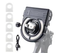 Elprico Paint Gun Light, 500lm 2700K-6500K Rechargeable Paint Sprayer Gun Light,Adjustable Color Temp with 5 Protective Covers, for 0.95-1.65" Nozzle Diameter