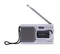 Elprico Portable Radio Receiver,AM FM DSP Chip Transistor Radio,Universal Slim Pocket Mini Radio with Loudspeaker for Travel