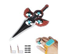 Elprico Remote Control Flying Sword, Gesture Sensing RC Airplane with LED Lights, Lightweight Foam Glider with Stable Flight for Kids and Adults (Antique Bronze)