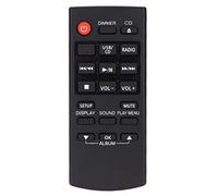 Elprico Remote Control for Replacement Mini High Fidelity Stereo Sound System Remote Control for SC-HC195 SC-HC297 SC-HC19EB-K