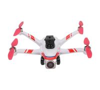 Elprico Remote Control Quadcopter, 4K Brushless Motor Drone Foldable Quadcopter, Obstacle Avoidance, 360° Rolls, High Wind Proof, Horizontal, Vertical, Overhead Filming, Beauty Filters (Red)