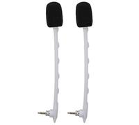 Elprico Replacement Game Mic Microphone Boom for Astro A40 A40 TR Gaming Headset,Computer PC Gaming Headsets,3.5mm Detachable Noise Cancelling Boom Microphone (White)