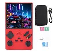 Elprico Retro Handheld Game Console, 4.0 Inch 720x720 Portable Video Game Player with 256GB Storage,4000mAh Battery for Travel Gaming (Red)