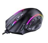 Elprico RGB Gaming Mouse,12800 DPI Wired Gamer Mouse with 12 Macro Buttons & 6 DPI Levels,Ergonomic Mouse Gamer,Computer Replacement Accessories