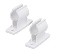 Elprico RV Awning Crank Handle Holder, 2pcs Wand Storage Clip Wall Mount Bracket with 4 Screws, for Trailer Motorhome