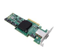 Elprico SAS 9212-4i4e RAID Controller Card, 8-Port 6Gbps PCIe 2.0 X8 HBA, Hardware RAID 0 1 10, IT IR Dual Mode, 256 Devices, 512MB DDR3 Cache, Low Profile, for NAS Storage Server