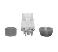 Elprico Scalp Oil Applicator Efficient Leakproof Roller Ball Comb for Massaging Circulation Zero Mess for Travel 5ml Refillable (Gray)