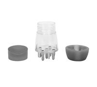Elprico Scalp Oil Applicator Efficient Leakproof Roller Ball Comb for Massaging Circulation Zero Mess for Travel 5ml Refillable (Transparent)