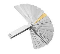 Stainless Steel Feeler Gauge, 32 Blades Feeler Gauge Set Dual Marked Metric and Imperial Gap Feeler Gauges Measuring Tool