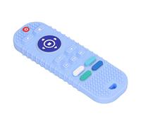 Elprico Teething Toys for Baby,Silicone Baby Teething Remote Control Toys for Babies 0-12 Months,BPA Free Baby Teethers Relief Soothe Toys(Blue)