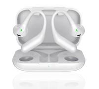 Elprico Translator Earbuds Fashionable Design Voice Translation Device for Travel Business, 144 Languages Translation Earphones for Global Citizens, White (White)