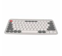 Elprico Ultra-Slim Keyboard,Bluetooth/2.4G Dual Mode Portable Mini Keyboard,Compact Round Keycaps Compatible with Desktops,Laptops,Tablets and Smartphones,Including IOS,Android,Windows