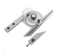 Elprico Universal Bevel Protractor,360 Degree Protractor Angle Finder with Magnifying Glass for Internal and External Angle Measurement