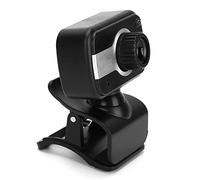 Elprico USB Web Camera, 360° Rotatable Computer Camera 640x480 Resolution Auto Color Correction, with Built-in Microphone and LED Lights, for Laptop Video Calling