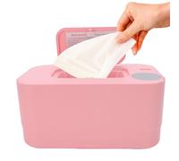 Elprico Wipe Warmer, Baby Wet Wipes Dispenser, USB Rechargeable Baby Wipe Warmer for Home Use, Auto Retracting Feature and Auto Temperature Heating Control, Large Capacity