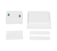 Elprico Wireless Light Switch Receiver Kit, 86 Rocker Type Self 433MHz Generating Kinetic Energy Remote Wireless Wall Switch