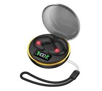 Elprico Wireless Sleep Earbuds Invisible,Bluetooth 5.3 Mini Touch Control Sleeping Earbuds for Side Sleepers Small Ears Canal,Discreet In-Ear Tiny Earphones Women Men for Work (black)