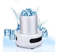 ELQ Portable Beverage Cooler Cup - 380ML Fast Cooler Electric Summer Drink Cooler Kettle for Office Home Desk Use - Mini Refrigerator for Beer/Cola/Water Milk
