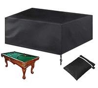 ELR 7/8/9 ft Pool Table Cover with Drawstring, Full Protection Dustproof Waterproof Billiard Covers for Snooker Table (S(7-foot):7.4x3.8x2.7ft/89x46x32in)
