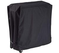 ELR Cooler Cover，Cooler Cart Cover, Universal Waterproof Rolling Cooler Patio Cooler Cover Protection for Outdoor Beverage Cart Rolling Ice Chest Party Cooler Black