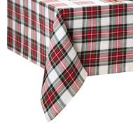 Elrene Home Fashions Christmas Classic Holiday Plaid Cotton Tablecloth, Holiday Table Decor, 60" X 102", Oblong