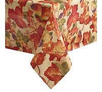 Elrene Home Fashions Festival Printed Fabric Tablecloth for Fall/Harvest/Thanksgiving, 60" x 144", Multi