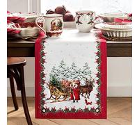Elrene Home Fashions Villeroy & Boch Toy's Fantasy Holiday Engineered Table Runner, 13"x70", Multi