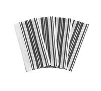 Elrene Homestead Stripe Napkins, Cotton, Black/White, 20" x 20" (Set of 4)