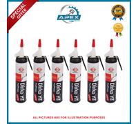 ELRING DIRKO HT BLACK GASKET MAKER 200ML - 6X HIGH TEMP SEALANT TUBES