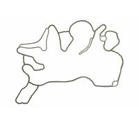 ELRING EL444900 Gasket, timing case OE REPLACEMENT