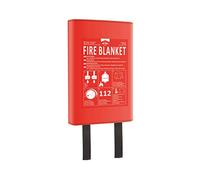 ELRO FB1300 Fire Blanket, Red, 1,2m x 1,2m
