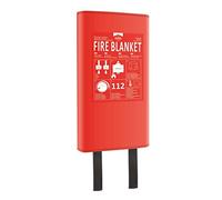 ELRO FB1800 Fire Blanket Hardcover 1,8m x 1,2m Conforms to EN1869 1,2 m, White