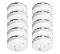 ELRO FS1801 | 10-Piece Smoke Detector Set | 10-Yea