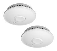 ELRO FZ5010R Wireless networkable smoke detector Linkable 10-Year Battery-Meets European Standard EN14604-2-Pack, White, 2