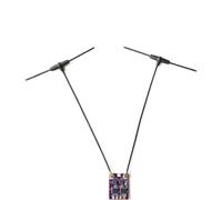 ELRS 2.4G Diversity Receiver Dual Antenna RX Built-in TCXO,Compatible For FPV Freestyle RC Racing Long Range Drone Accessories(2PCS ELRS 2.4G Dual)
