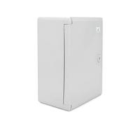 ELS Elektrotechnika Industrial Cabinet IP65 Galvanised Mounting Plate Locking Door with All-Round Seal Wall Housing Empty Housing ABS Plastic Empty Cabinet 270 x 350 x 160