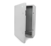 ELS Elektrotechnika Industrial Cabinet IP65 Galvanised Mounting Plate Locking Door with All-Round Seal Wall Housing Empty Housing ABS Plastic Empty Cabinet 430 x 660 x 210