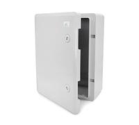 ELS Elektrotechnika Industrial Cabinet IP65 Galvanised Mounting Plate Locking Door with All-Round Seal Wall Housing Empty Housing ABS Plastic Empty Cabinet 320 x 420 x 180