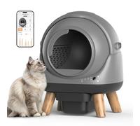 ELS PET Cat Litter Tray, G1 Self Cleaning Litter Box, Automatic Cat Litter Box, Self-Cleaning Robot with Smart APP Control & Health Monitoring (2x Trash Bags + Litter Mat)