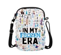 Elsa Anna Inspired Gift World Of Ice And Snow Princess Gift Princess Cartoon Movie Lover Gift Crossbody Bag (Elsa Anna cb UK)