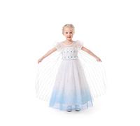 ELSA & ANNA Princess Costumes for Girls - Snow Queen Fancy Dress for Girls - Princess Dress Up - Girls Fancy Dress for Parties, Birthdays, Cosplay & Halloween - Fancy Dress Girls - 3-4 Years EL2102