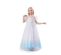 ELSA & ANNA Princess Costumes for Girls - Snow Queen Fancy Dress for Girls - Princess Dress Up - Girls Fancy Dress for Parties, Birthdays, Cosplay & Halloween - Fancy Dress Girls - 4-5 Years (RAP1)