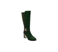 Lotus Women's 'Elsa' Heeled Knee-High Boots in Green | Size: 5 Lotus Green 5