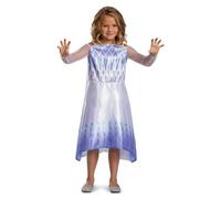 Elsa Snow Queen Disney Frozen Basic Girls Fancy Dress Costume Toddler Age 3-4