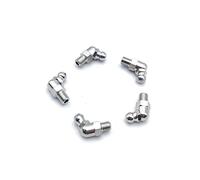 ELSAIL 10pcs M6*0.75 45 ° Grease Fitting Slider Special Grease Nipple External Thread Standard Size