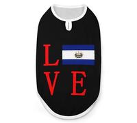 ElSalvador Lover Funny Dog Vest Cute Sleeveless Pet Shirt Pullover Cats T-Shirts Tank Tops M