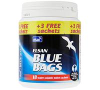 Elsan BAGS Chemical Toilet Bags-Blue, 21 Count (Pack of 1)