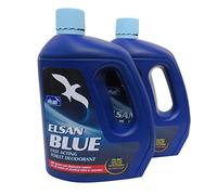 Elsan Blue Toilet Fluid 4L x 2 Bottles (Chemicals Caravan Motorhome Deodorant)