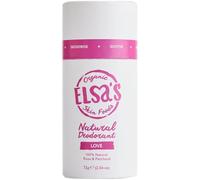 Elsa's Organic Skin Foods, Natural Deodorant Stick, Love, Aluminium Free, No Sodium Bicarbonate, 100% Compostable, Plastic Free, Roll on Deodorant,72g